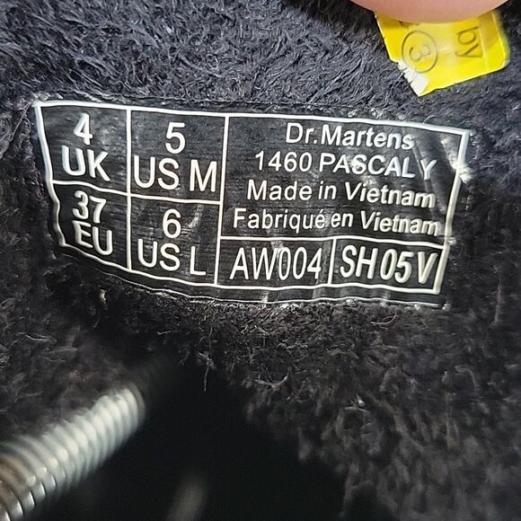 Dr. Martens 1460 Pascal Rainbow Croc Combat Boots Youth 6 Womens 8 - Picture 12 of 13